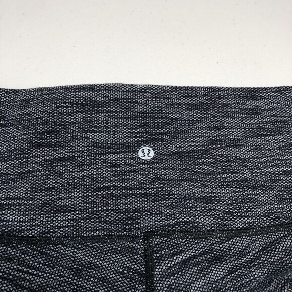 Lululemon Wunder Under Pant Women’s 8 Diamond Jacquard Space Dye Gray - Picture 6 of 6